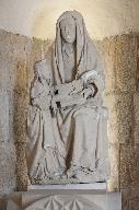 groupe sculpté : Éducation de la Vierge