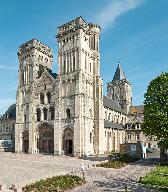 église de l'abbaye de bénédictines de la Trinité dite abbaye aux Dames, actuellement église paroissiale Saint-Gilles
