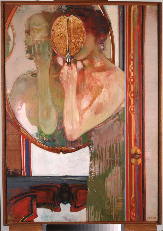 tableau : A travers le miroir.