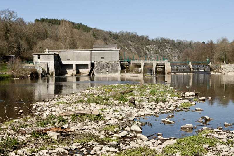 centrale hydroélectrique de la Société hydroélectrique de la Courbe