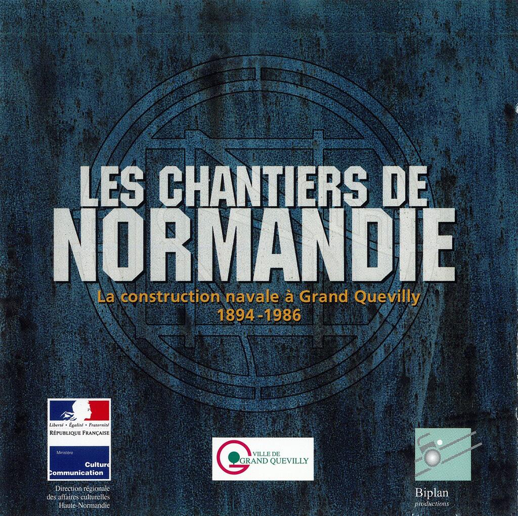 Couverture du cédérom Les Chantiers de Normandie.