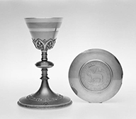 ensemble d'un calice et d'une patène