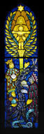 verrière figurée : Adoration des Mages (baie 10)
