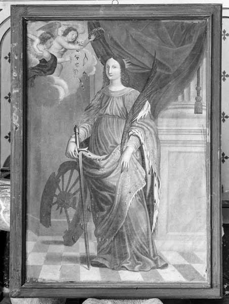 tableau : sainte Catherine