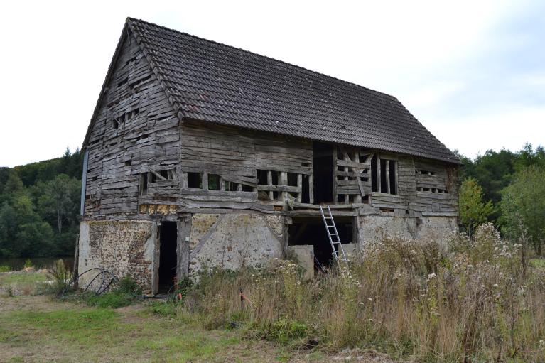 Grange en pan de bois, Moulin de la Vigne.