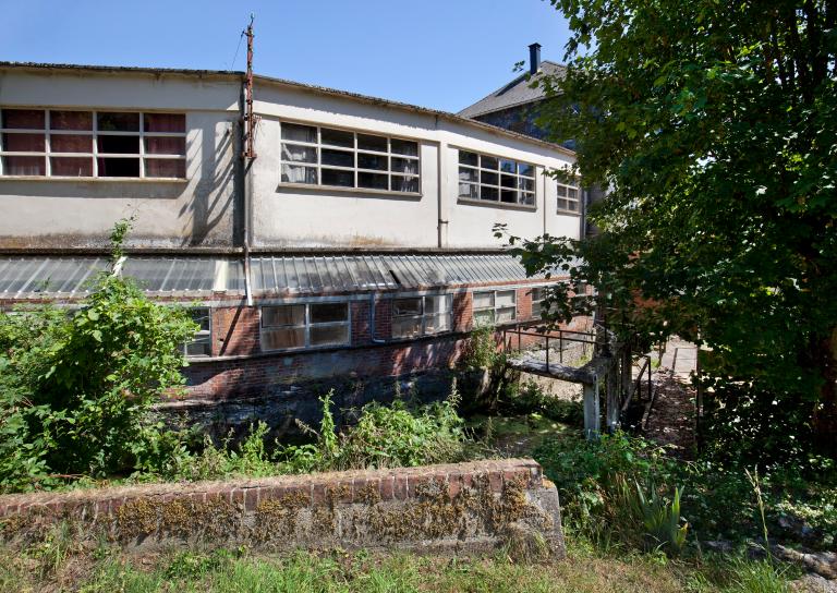 filature de coton Decaen puis usine de boissellerie Gilles-Alipray, puis usine de pièces en bakélite Isodio, dite usine du Roule