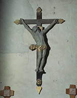 poutre de gloire : Christ en croix