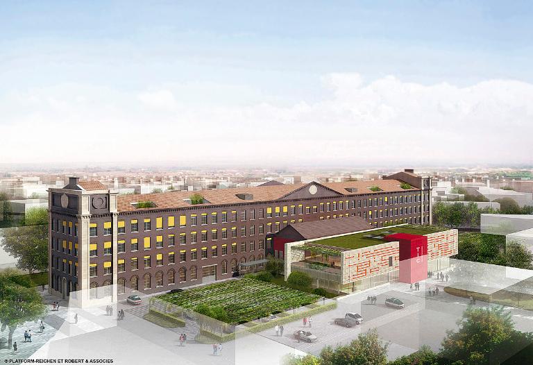 Hôtel d'entreprises dit Seine Innopolis - reconversion de la filature la Foudre