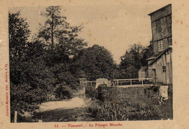 moulin à foulon puis à papier filature de coton la Blanche ou les Claies