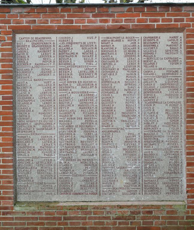 monument aux morts de la guerre de 1914-1918