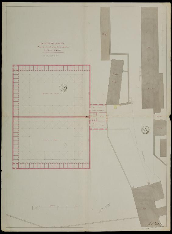 abbaye de bénédictines de la Trinité dite abbaye aux Dames, actuellement hôtel de région