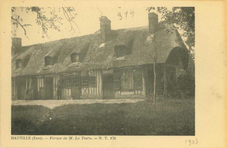 maisons et fermes de Hauville