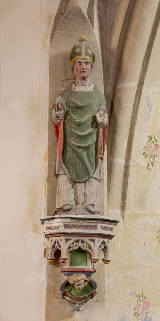 statue, grandeur nature : Saint Ouen