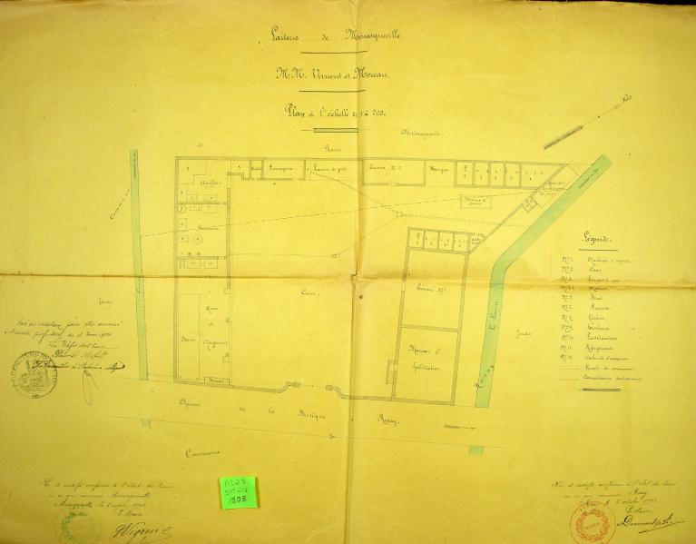 laiterie industrielle du Haut-Barbé ou des prairies de l’Andelle, puis coopérative laitière de Lyons-la-Forêt, puis laiterie des Fermiers réunis