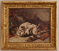 tableau : Bataille de chiens