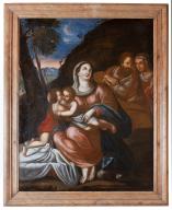 tableau : Sainte Famille avec saint Jean-Baptiste et sainte Elisabeth