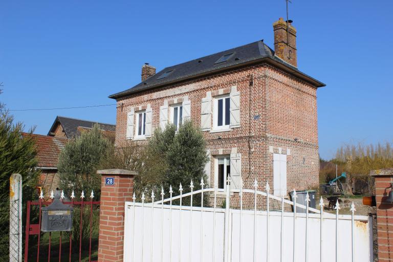 maisons en brique de Hauville