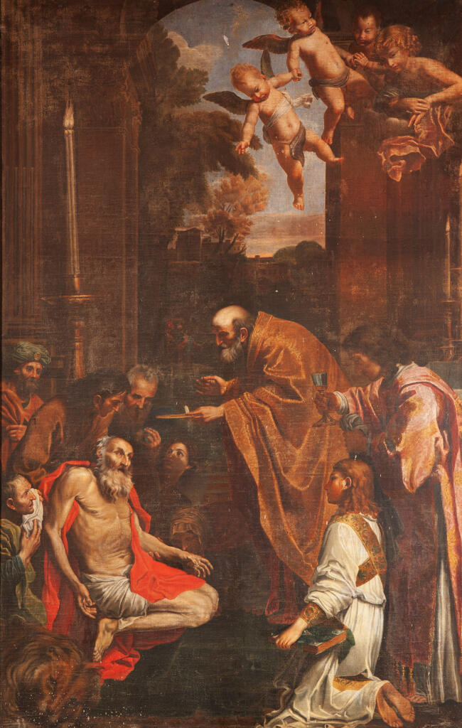 tableau : la communion de saint Jérôme