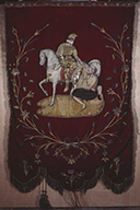 bannière de procession de paroisse : charité de saint Martin, Assomption