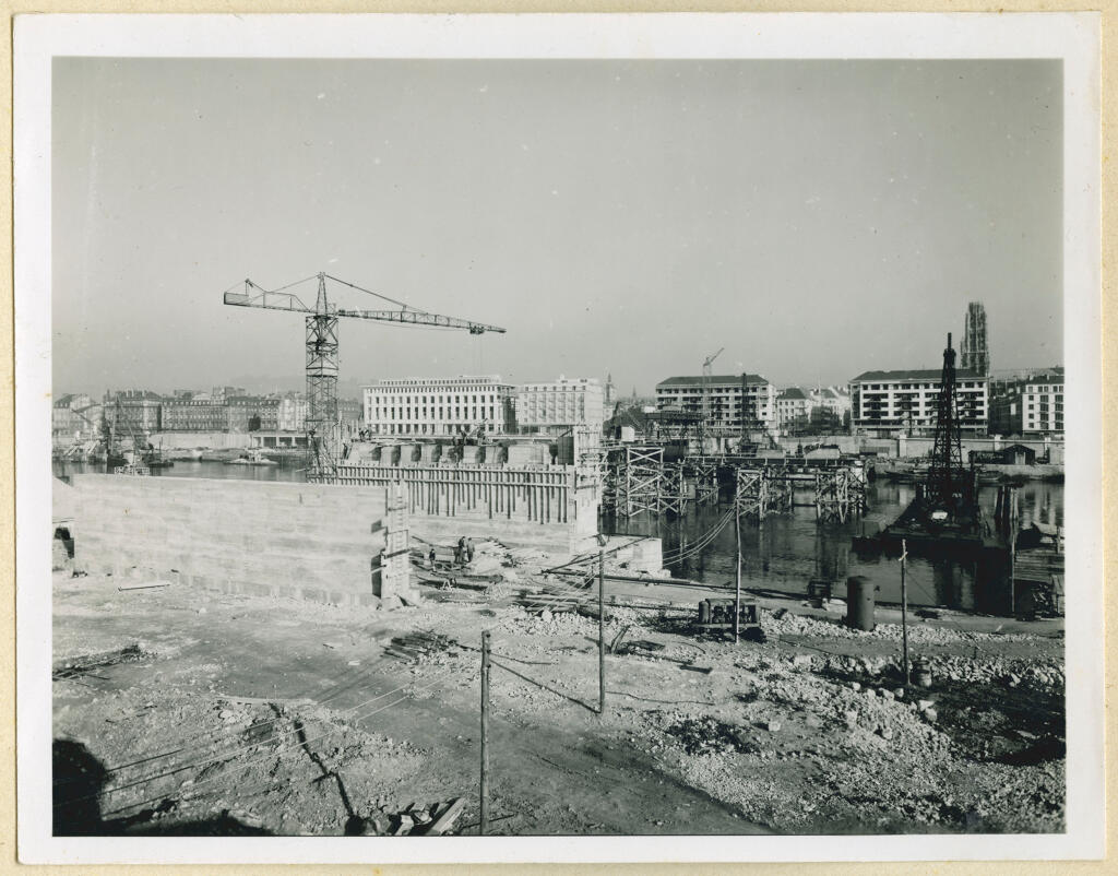 Pont Boieldieu reconstruit