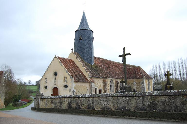 le bourg de Villiers-sous-Mortagne