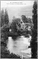 36. Les Bords de l'Orne, Clécy (Calvados) : Le Moulin du Vey.- Carte postale, éd. L.D., s.d., début 20e siècle. (Collection particulière Prevoisin).