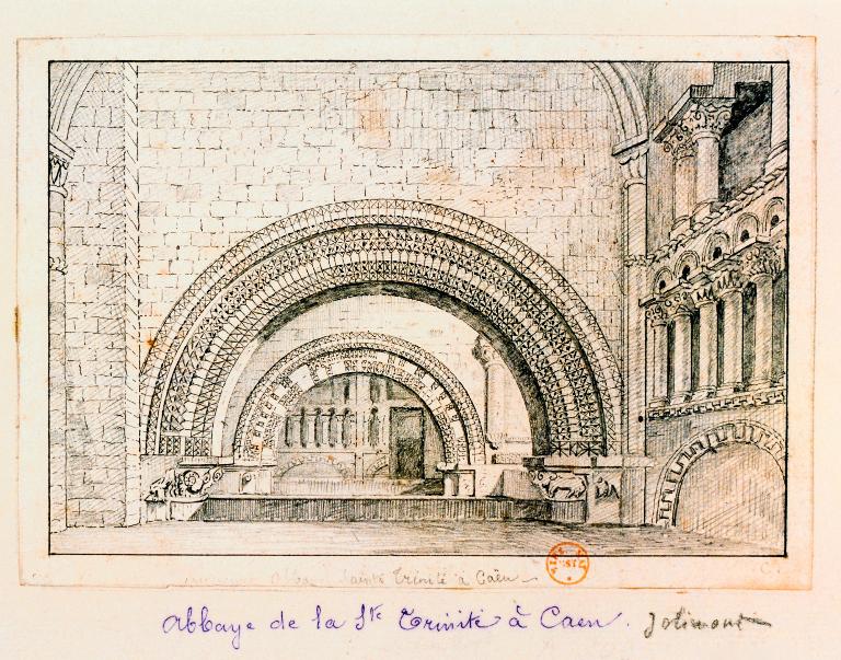 église de l'abbaye de bénédictines de la Trinité dite abbaye aux Dames, actuellement église paroissiale Saint-Gilles