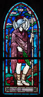 Verrière hagiographique et commémorative de la guerre de 1914-1918 : Saint Maurice (baie 5)