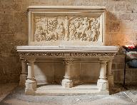 ensemble de l'autel secondaire de la Vierge