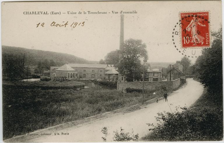 filature de coton de la Tannebrune, puis usine de poudre métallique des Tréfileries et Laminoirs du Havre, puis usine de chaudronnerie Caudrillier