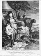 estampe : Portrait du général Washington