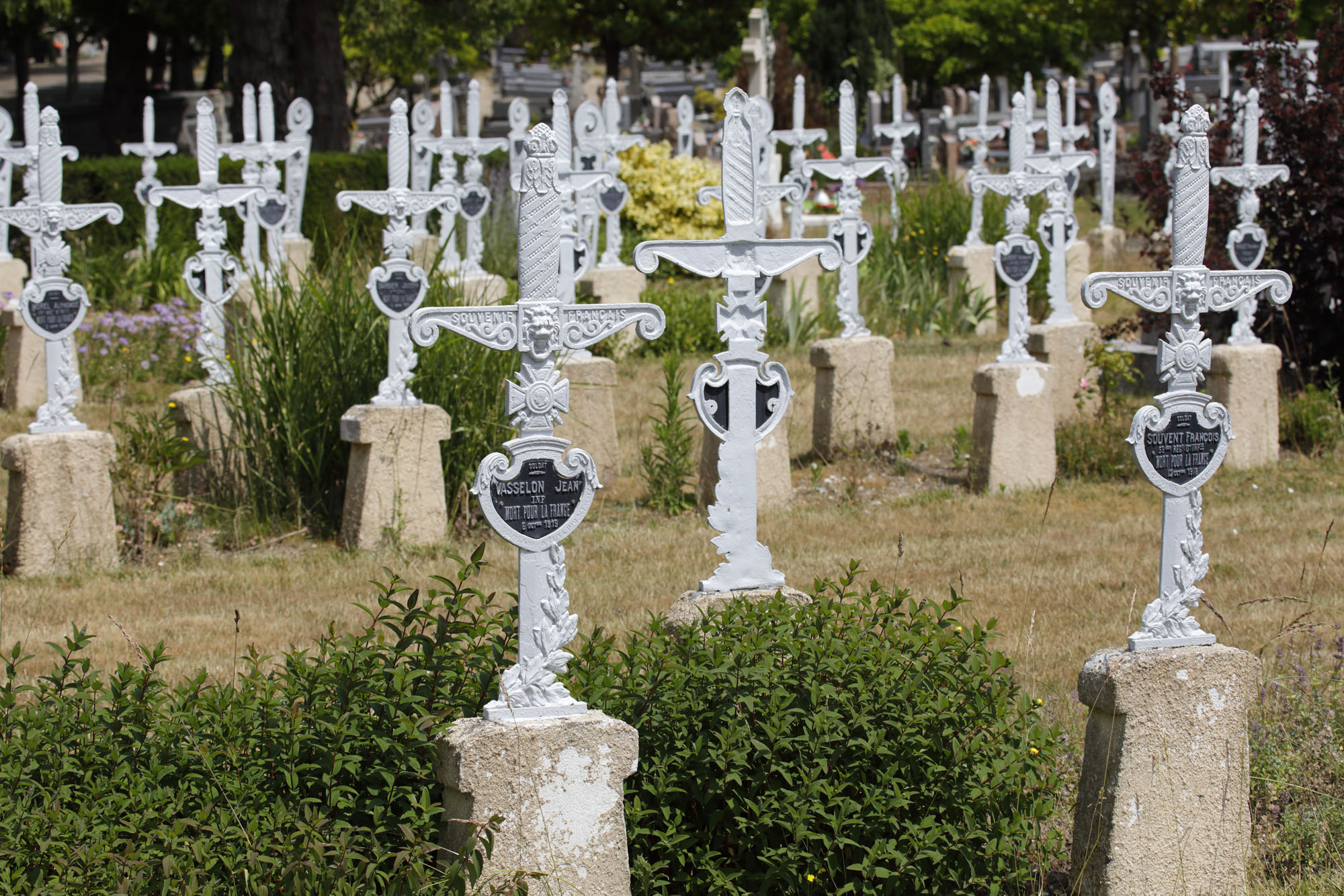 cimetière Saint-Sever : cimetière civil et carrés militaires