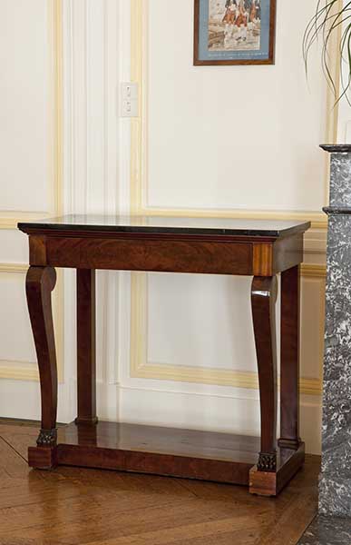 table n°1 dite console d'appui