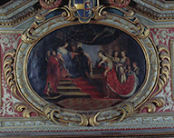 tableau : rencontre de la Reine de Saba et du roi Salomon