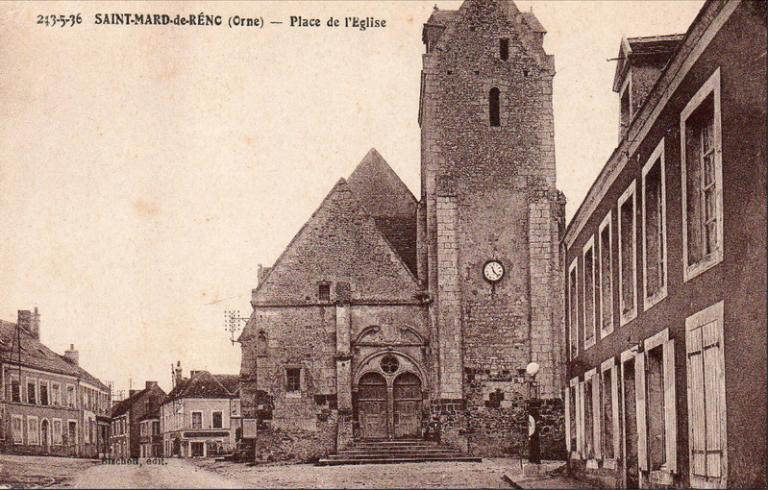 le bourg de Saint-Mard-de-Réno