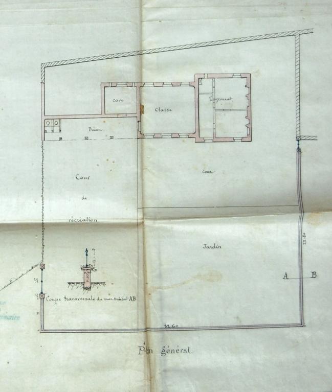 école de filles, actuellement maison