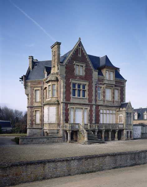 Maison dite villa Tamaris. Elévation nord, sur mer, et est.