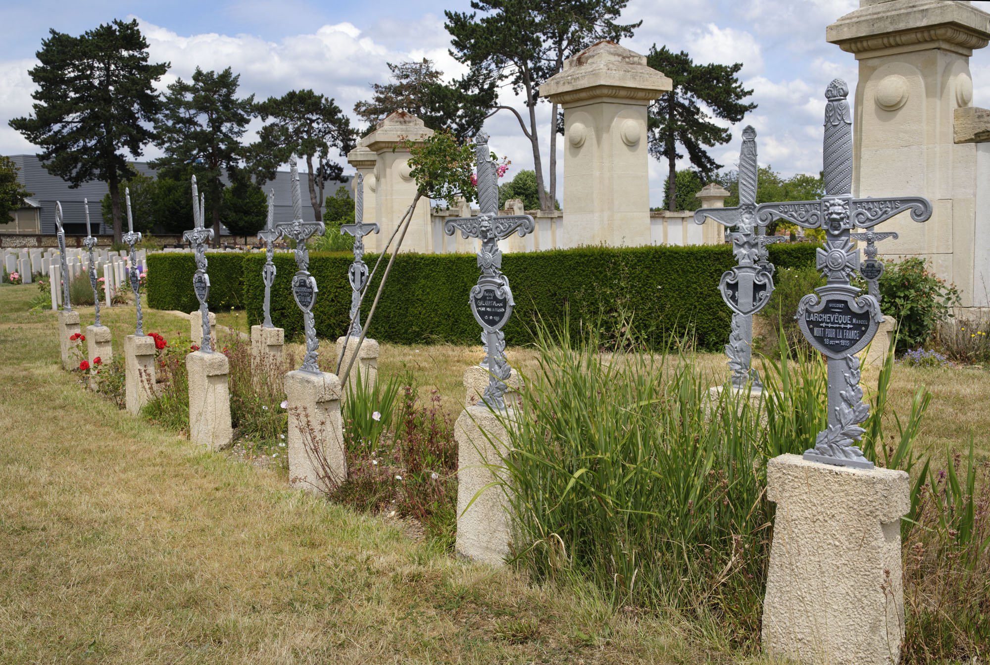 cimetière Saint-Sever : cimetière civil et carrés militaires