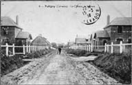 6 - Potigny (Calvados) - Le Chemin de la Gare.- Carte postale, éd. A. Vaussy, s.d., début 20e siècle. (Collection particulière Seigneurie).