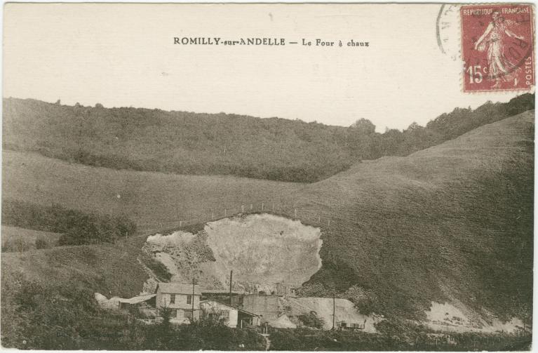 usine de chaux, Carrières et chaux de Romilly-sur-Andelle puis établissements Henri Bidet