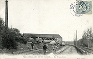 Feuguerolles Saint-André. - La Briqueterie.- Carte postale, éd. Alais, photogr. Destiné, s.d., début 20e siècle [timbrée 1907]. (Collection particulière P. Coftier).