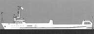 bateau de charge : cargo (transport de véhicules utilitaires) dit DAUPHIN DE CHERBOURG, puis BIN-HAI-504