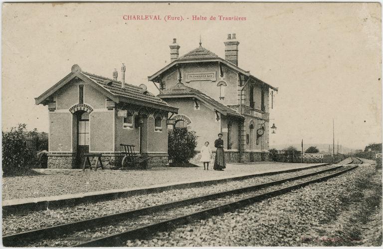 halte de voyageurs, dite gare de Charleval-Transières