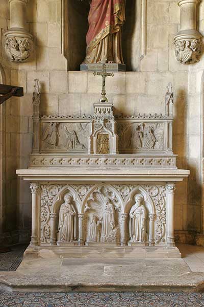 autel secondaire n°1 dit autel du Sacré-Coeur