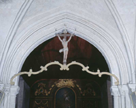 poutre de gloire : Christ en croix