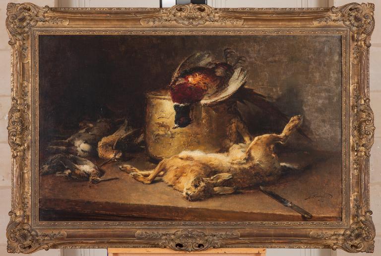 tableau : Nature morte au lièvre