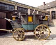 voiture hippomobile, road coach (park drag)