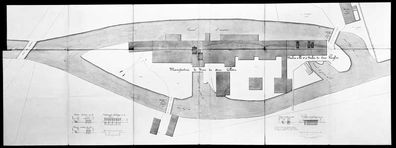 usine d'apprêt des étoffes et usine de matériel d'équipement industriel, actuellement usine de cycles