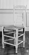 ensemble de 4 chaises à la gerbe