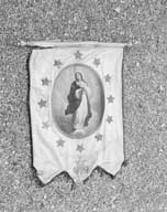 bannière de procession de paroisse